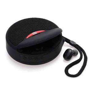 T&G TG808 2 in 1 Mini Wireless Bluetooth Speaker Wireless Headphones(Black)