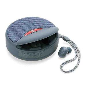 T&G TG808 2 in 1 Mini Wireless Bluetooth Speaker Wireless Headphones(Grey)