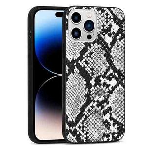 For iPhone 14 Pro TPU Leather Phone Case(Snake Texture)