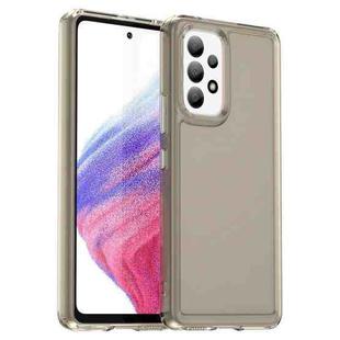 For Samsung Galaxy A53 Candy Series TPU Phone Case(Transparent Grey)