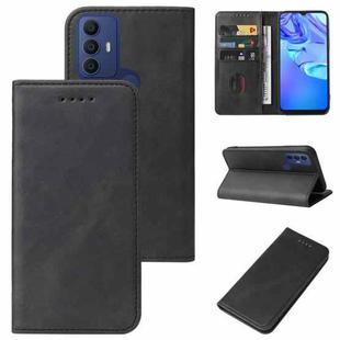 For Sharp Aquos V6 / V6 Plus / TCL 305 / 30 SE / 306 Magnetic Closure Leather Phone Case(Black)