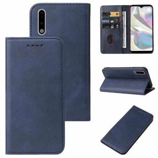For Samsung Galaxy A70e Magnetic Closure Leather Phone Case(Blue)