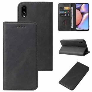 For Samsung Galaxy A10s / M01s Magnetic Closure Leather Phone Case(Black)