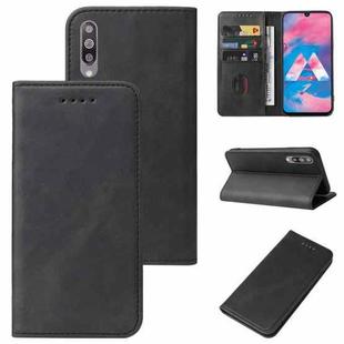 For Samsung Galaxy M30 / A40s Magnetic Closure Leather Phone Case(Black)
