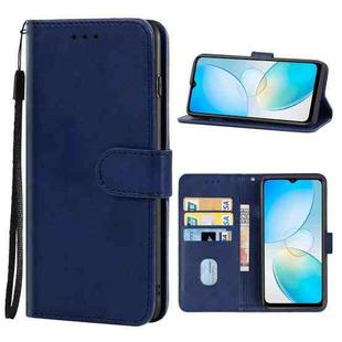 For Infinix Hot 12 Pro Leather Phone Case(Blue)