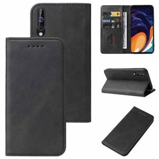 For Samsung Galaxy A60 / M40 Magnetic Closure Leather Phone Case(Black)