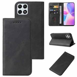 For Honor 30i Magnetic Closure Leather Phone Case(Black)