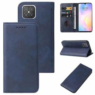 For Huawei Nova 8 SE Magnetic Closure Leather Phone Case(Blue)
