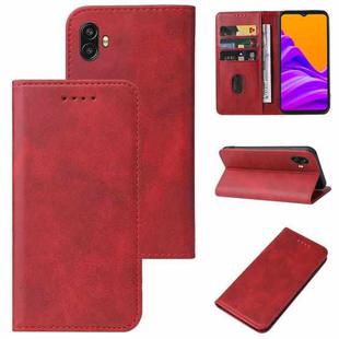 For Samsung Galaxy Xcover 6 Pro / Xcover Pro 2 Magnetic Closure Leather Phone Case(Red)