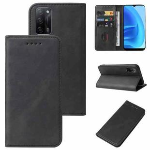 For OPPO A53s 5G Magnetic Closure Leather Phone Case(Black)