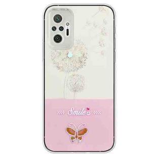 For Xiaomi Redmi Note 10 Pro Max / Note 10 Pro Bronzing Butterfly Flower TPU Phone Case(Dandelions)