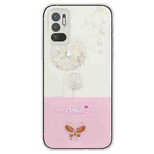 For Xiaomi Redmi Note 10 5G / Poco M3 Pro 5G Bronzing Butterfly Flower TPU Phone Case(Dandelions)