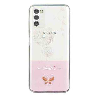 For Motorola Moto G42 Bronzing Butterfly Flower TPU Phone Case(Dandelions)