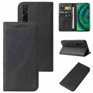 For OPPO Find X2 Pro Magnetic Closure Leather Phone Case(Black)