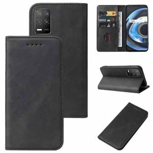 For Realme Q3 5G/ V13 5G / Q3i 5G / 8 5G / Narzo 30 5G  Magnetic Closure Leather Phone Case(Black)