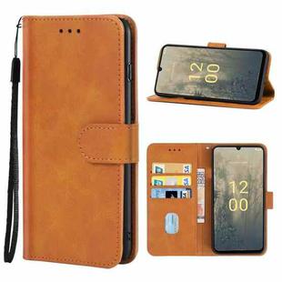 For Nokia C31 Leather Phone Case(Brown)