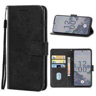 For Nokia X30 Leather Phone Case(Black)