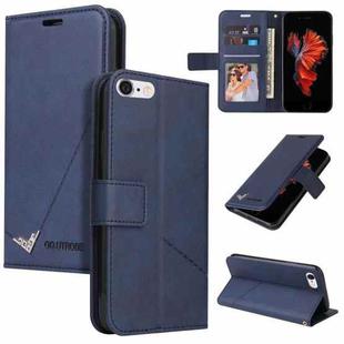 GQUTROBE Right Angle Leather Phone Case For iPhone 6 Plus / 6s Plus(Blue)
