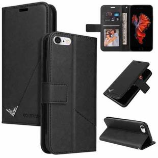 GQUTROBE Right Angle Leather Phone Case For iPhone 6 Plus / 6s Plus(Black)