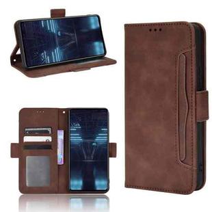 For Infinix Note 12 VIP Skin Feel Calf Texture Card Slots Leather Phone Case(Brown)