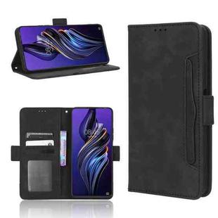 For Tecno Pova 3 Skin Feel Calf Texture Card Slots Leather Phone Case(Black)