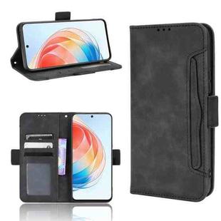 For Honor X40i Skin Feel Calf Texture Card Slots Leather Phone Case(Black)