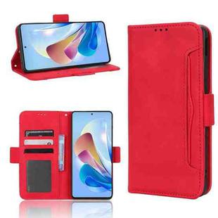 For ZTE Nubia Z40S Pro Skin Feel Calf Texture Card Slots Leather Phone Case(Red)