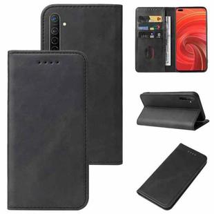 For Realme X50 Pro 5G Magnetic Closure Leather Phone Case(Black)