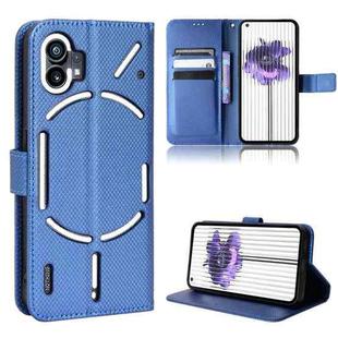 For Nothing Phone 1 Diamond Texture Leather Phone Case(Blue)