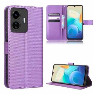 For vivo Y77 5G Diamond Texture Leather Phone Case(Purple)