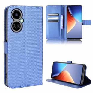 For Tecno Camon 19 Diamond Texture Leather Phone Case(Blue)