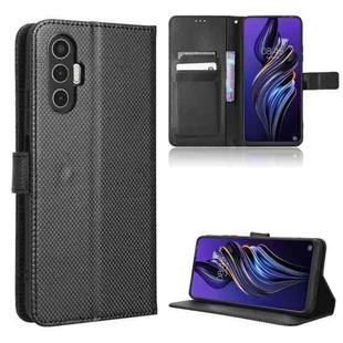 For Tecno Pova 3 Diamond Texture Leather Phone Case(Black)