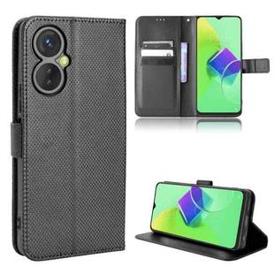For Tecno Spark 9 Pro Diamond Texture Leather Phone Case(Black)