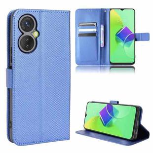 For Tecno Spark 9 Pro Diamond Texture Leather Phone Case(Blue)