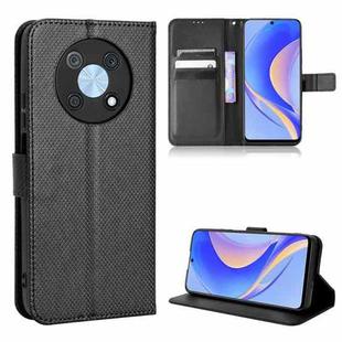 For Huawei nova Y90 Diamond Texture Leather Phone Case(Black)