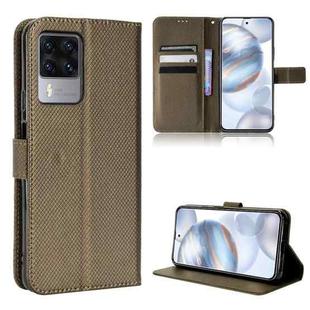For Cubot X50 Diamond Texture Leather Phone Case(Brown)