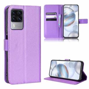 For Cubot X50 Diamond Texture Leather Phone Case(Purple)