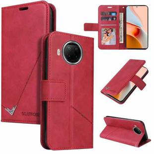 For Xiaomi Mi 10T Lite 5G GQUTROBE Right Angle Leather Phone Case(Red)