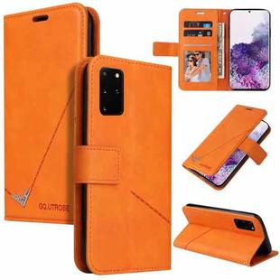 For Xiaomi Mi 10T 5G GQUTROBE Right Angle Leather Phone Case(Orange)