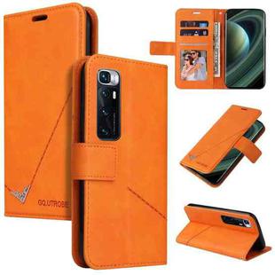 For Xiaomi Mi 10 Ultra GQUTROBE Right Angle Leather Phone Case(Orange)