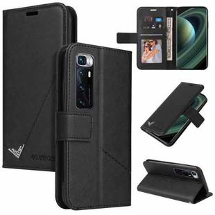 For Xiaomi Mi 10 Ultra GQUTROBE Right Angle Leather Phone Case(Black)