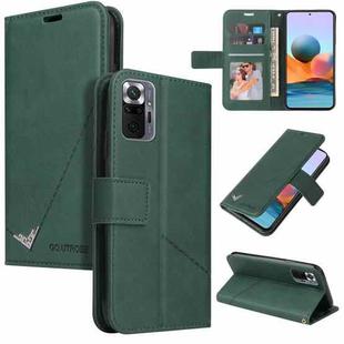 For Xiaomi Redmi Note 10 Pro Max GQUTROBE Right Angle Leather Phone Case(Green)