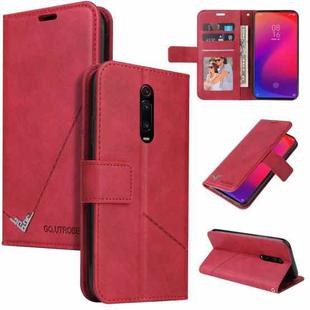 For Xiaomi Redmi K20 GQUTROBE Right Angle Leather Phone Case(Red)