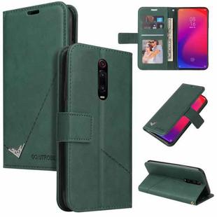 For Xiaomi Redmi K20 GQUTROBE Right Angle Leather Phone Case(Green)