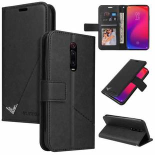 For Xiaomi Redmi K20 GQUTROBE Right Angle Leather Phone Case(Black)