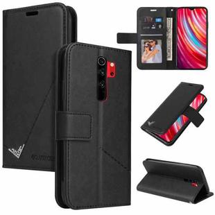 For Xiaomi Redmi Note 8 Pro GQUTROBE Right Angle Leather Phone Case(Black)