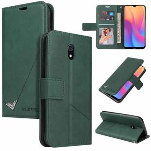 For Xiaomi Redmi 8A GQUTROBE Right Angle Leather Phone Case(Green)
