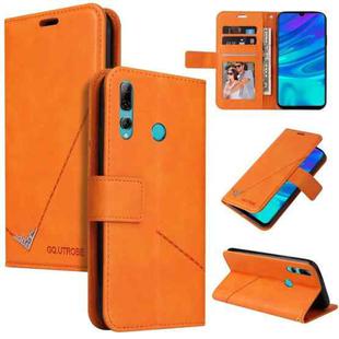 For Huawei Enjoy 9s GQUTROBE Right Angle Leather Phone Case(Orange)