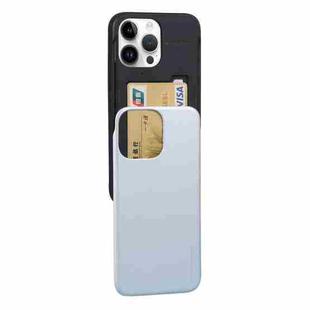 For iPhone 14 Pro GOOSPERY SKY SLIDE BUMPER Sliding Card Slot Phone Case(Silver)