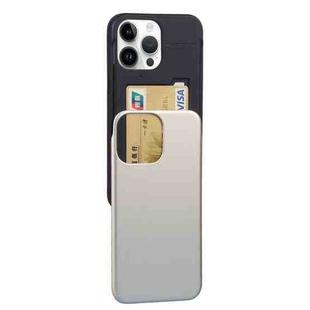 For iPhone 14 Pro GOOSPERY SKY SLIDE BUMPER Sliding Card Slot Phone Case(Gold)